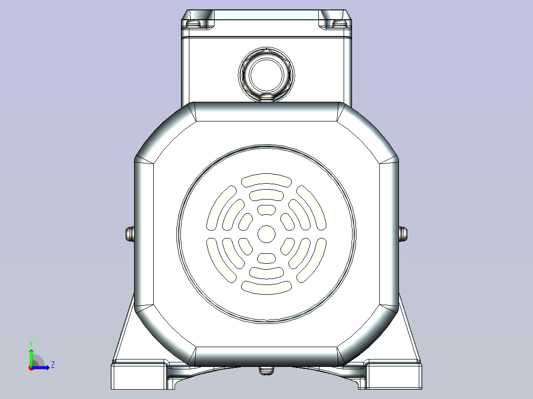 精研卧式标准电机 s250h01-U左视图