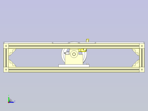 一款工件输送机3D模型左视缩略图
