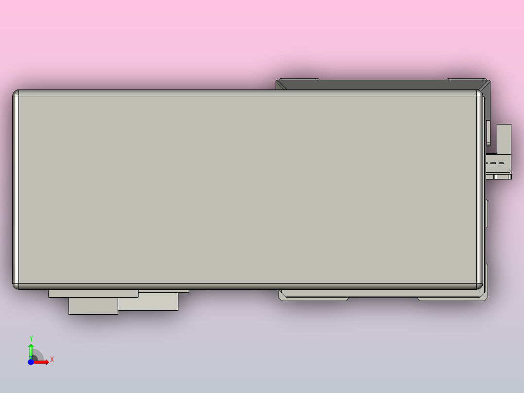 滚珠丝杠直线轴内置导轨TPA-GCR-65-1610C-L300-MR-M40-N3前视图