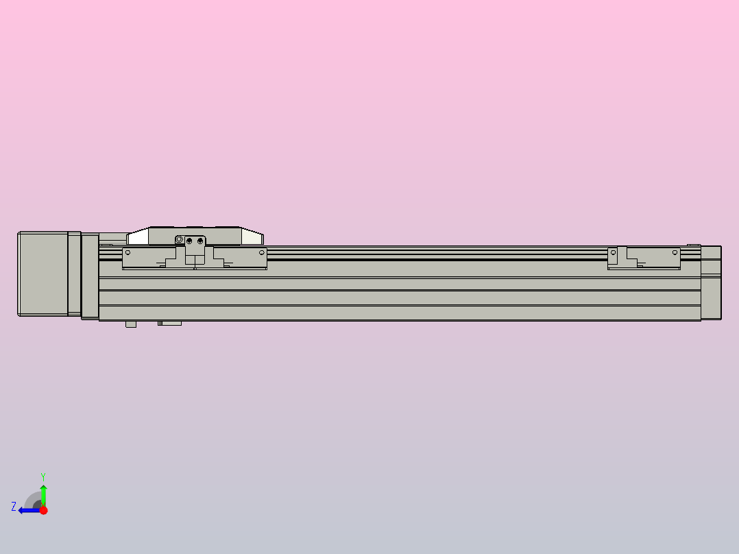 滚珠丝杠直线轴内置导轨TPA-GCR-65-1610C-L300-MR-M40-N3右视图