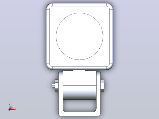 10瓦LED发光器- 225 '点光束- 9-48VDC - 900流明- UL认证-螺柱安装防爆前视缩略图