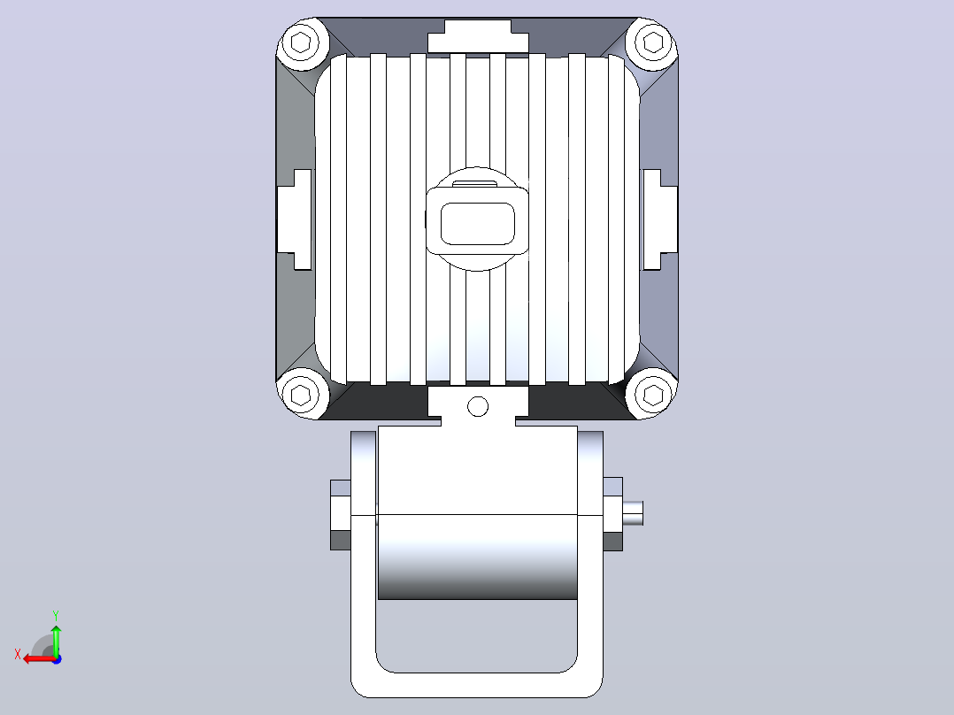 10瓦LED发光器- 225 '点光束- 9-48VDC - 900流明- UL认证-螺柱安装防爆后视图