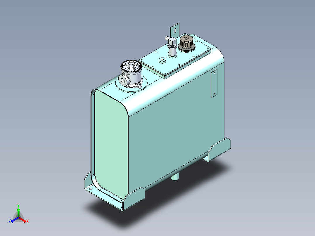 ZB-90-B 液压油箱主视图