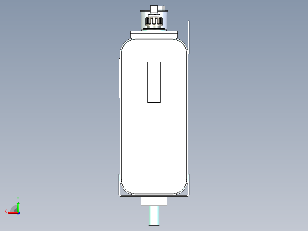 ZB-90-B 液压油箱后视图