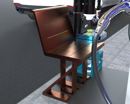 多功能电动汽车充电站3D数模图纸 STEP格式缩略图