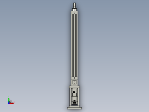 轻载电动缸TPA-ESR40-1210C-L400-M-FB-W-P40-C3前视缩略图