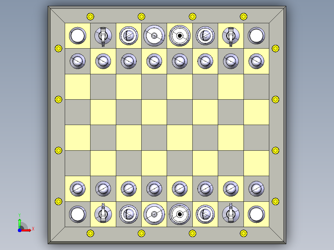 棋盘 _ 作者：塞巴斯蒂安·阿吉雷兰前视图