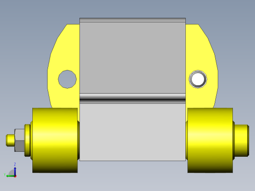 简易插入取出机构左视缩略图
