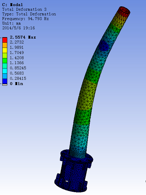 5M风力发电机塔架结构设计与有限元分析(sw12+说明书+分析图片)