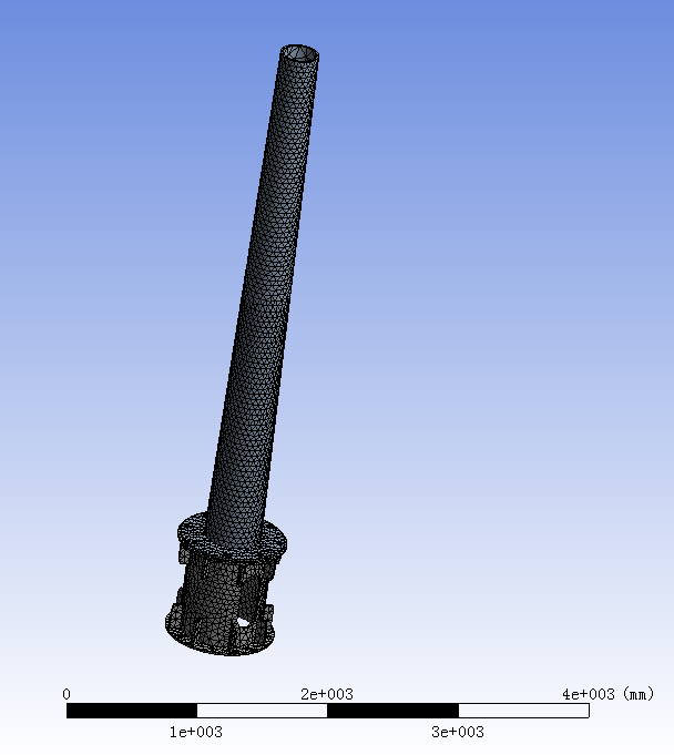 5M风力发电机塔架结构设计与有限元分析(sw12+说明书+分析图片)