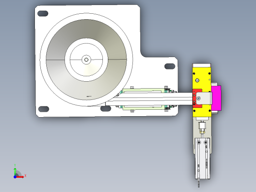 精密振动盘结构前视缩略图
