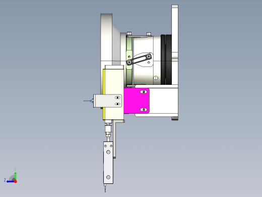 精密振动盘结构右视缩略图