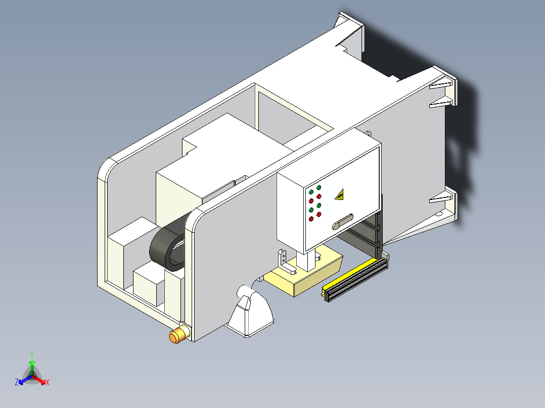 冲压机 Inventor stepstp igesigs 机械设备 图纸文件素材