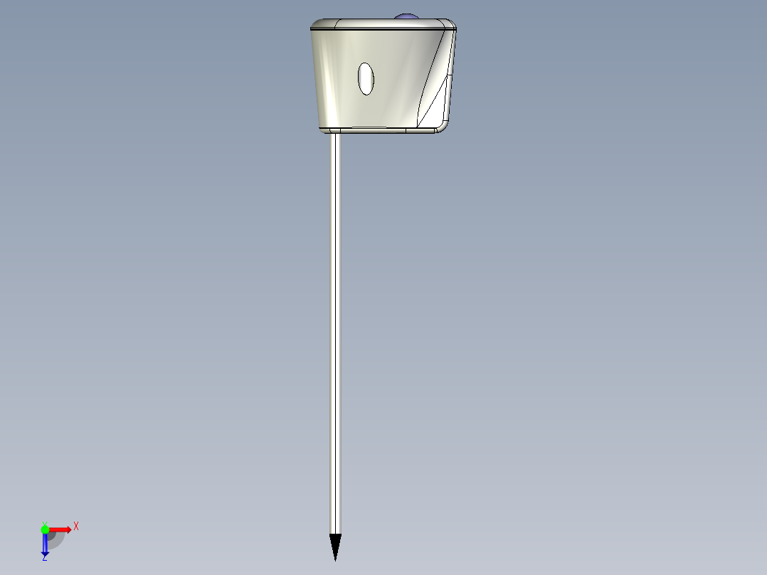 温度计图纸俯视图