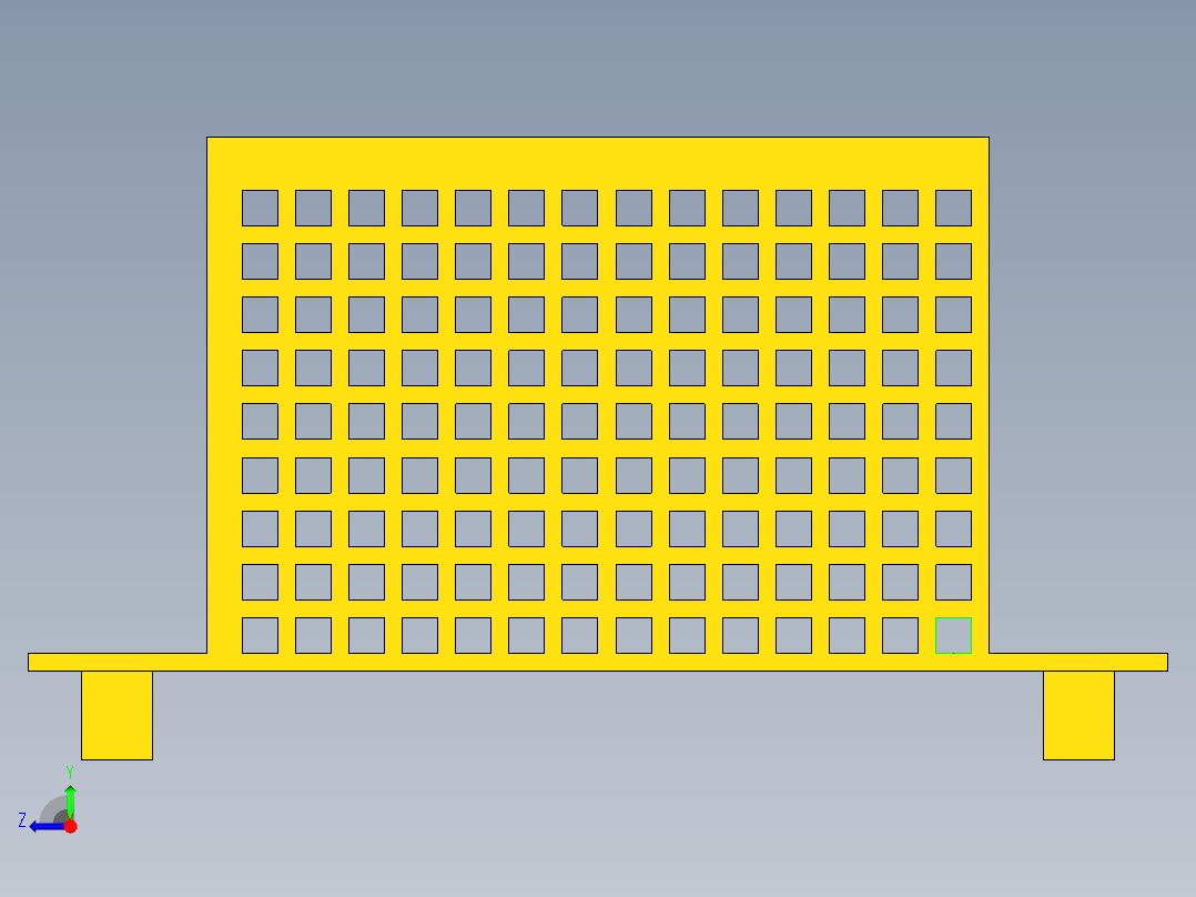 水上垃圾清理船三维UG模型右视图