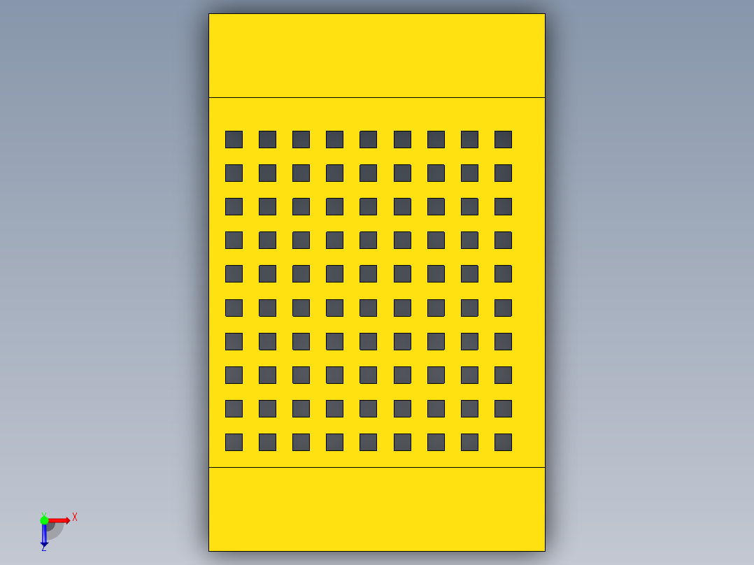 水上垃圾清理船三维UG模型俯视图