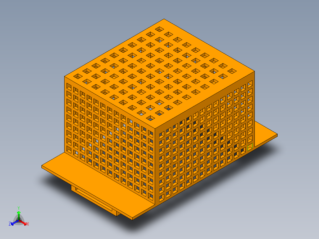 水上垃圾清理船三维UG模型正等轴测图