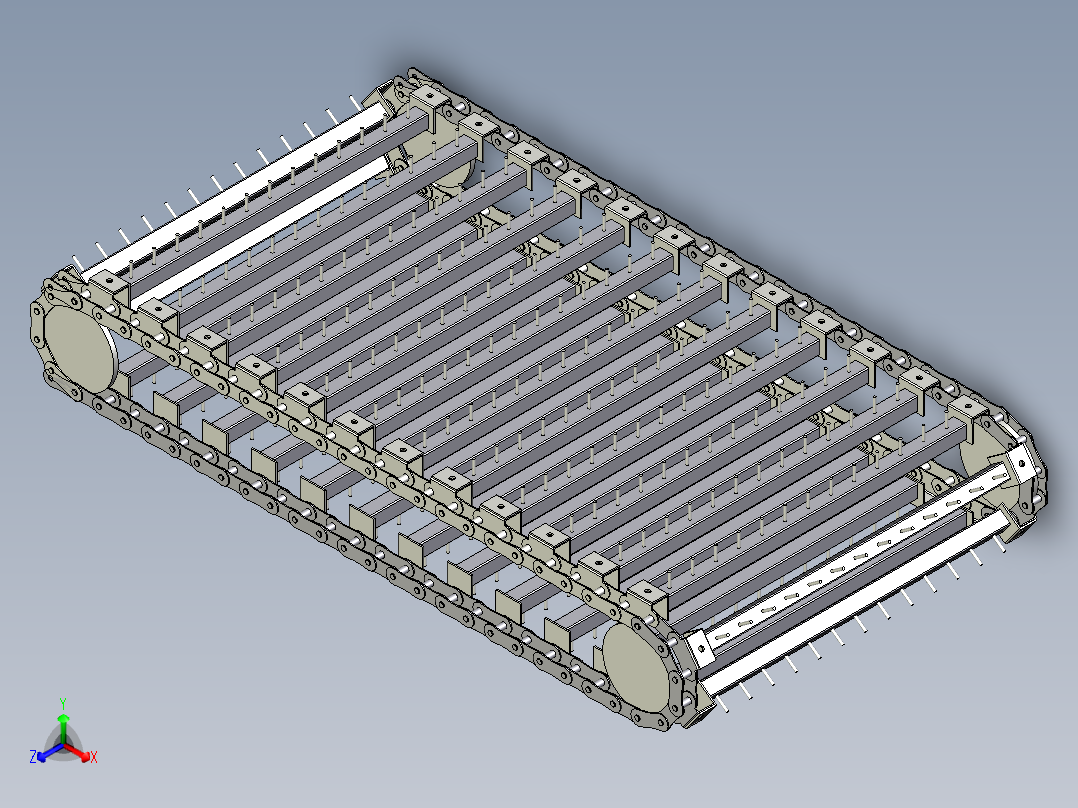 甜木薯收获机3D建模图纸 INVENTOR设计正等轴测图