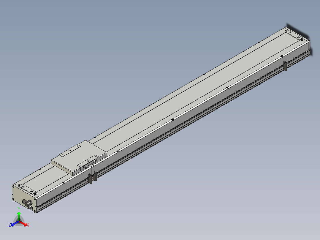 Toyo东佑达直线模组-ECH14-1050-M+煞車主视图