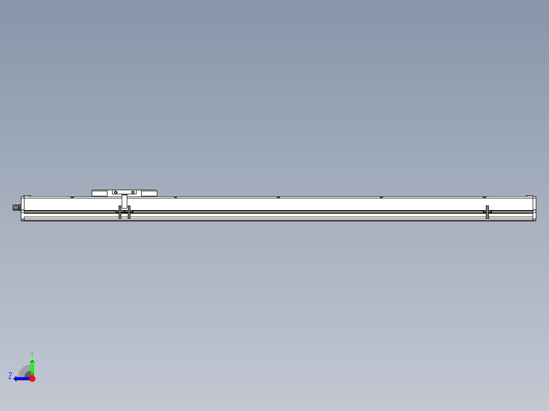 Toyo东佑达直线模组-ECH14-1050-M+煞車右视图