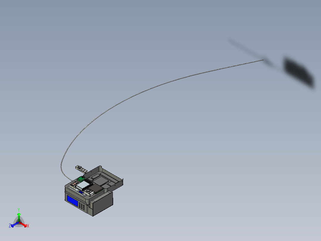 便携执法箱主视图