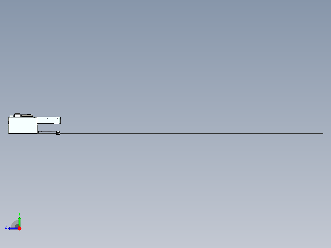 便携执法箱右视图