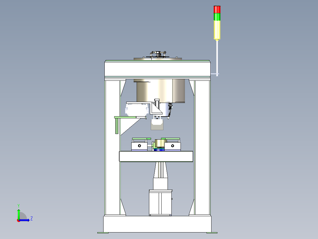 A12_非标总成焊机（焊机结构+移栽机构+顶升机构）SW2018左视图