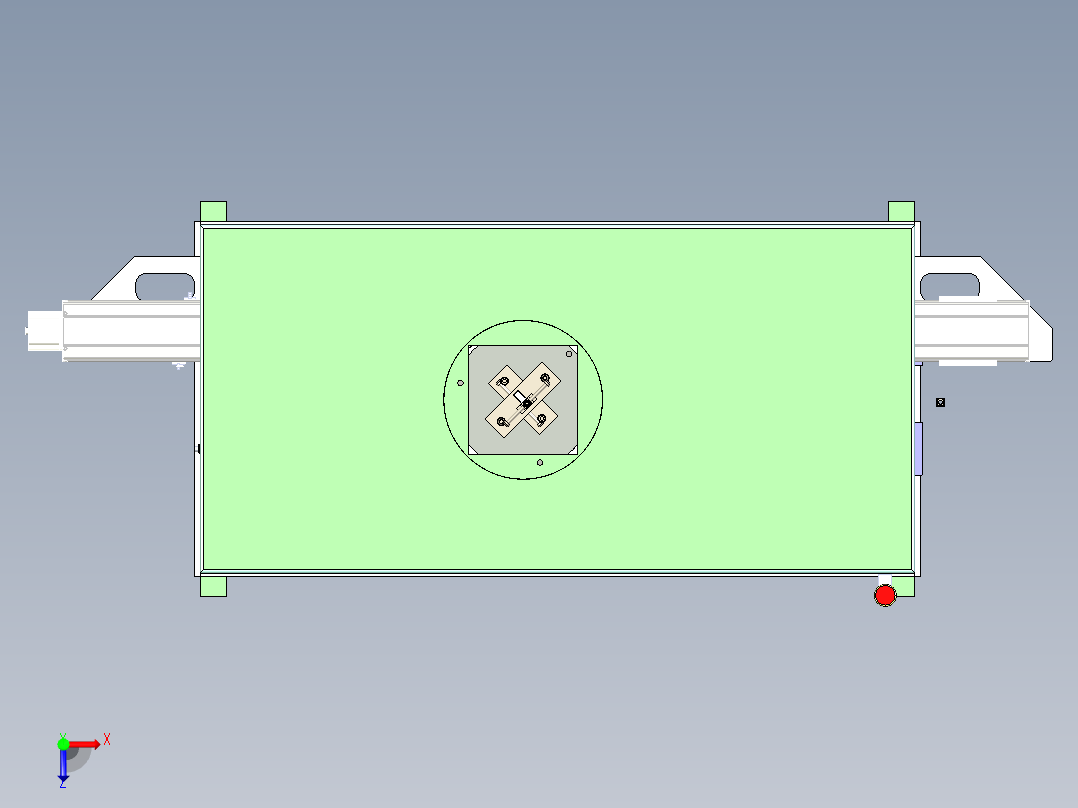A12_非标总成焊机（焊机结构+移栽机构+顶升机构）SW2018俯视图
