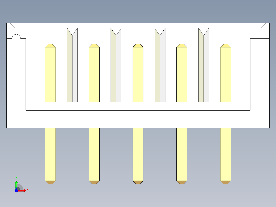 JST-B5B-EH-A前视图