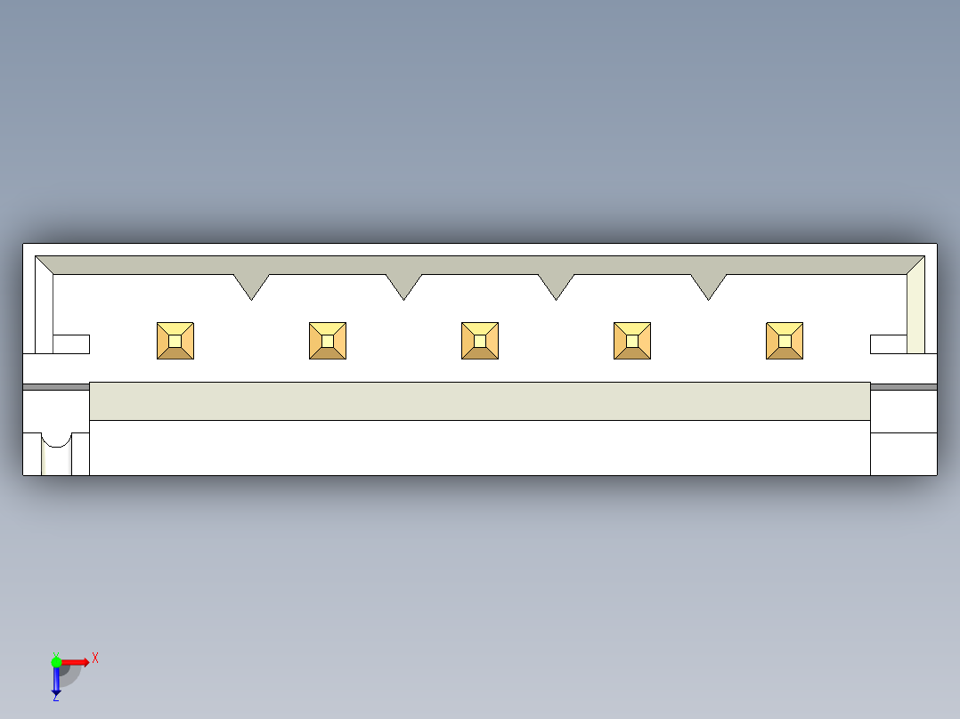 JST-B5B-EH-A俯视图