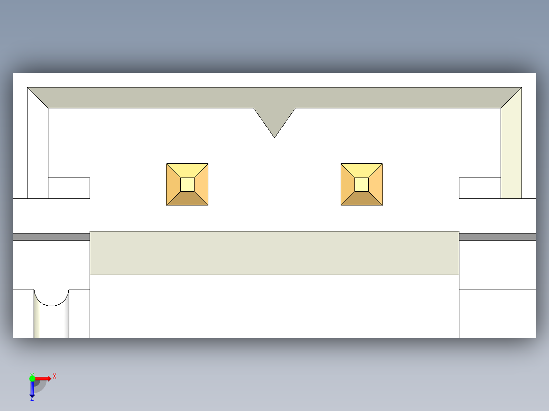 JST-B2B-EH-A俯视图