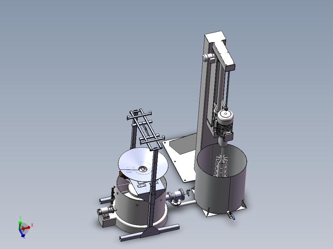 农药生产用原料溶解装置