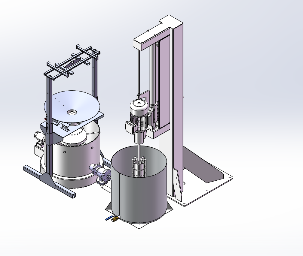 农药生产用原料溶解装置