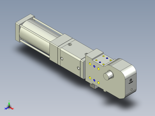 德克斯TUNKERS气缸数模KS_100_2_BD_A00_T08_135GRAD