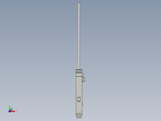基恩士PS-T2_kc图纸模型前视缩略图