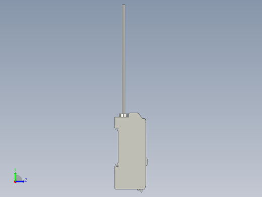 基恩士PS-T2_kc图纸模型左视缩略图