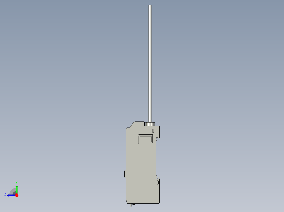基恩士PS-T2_kc图纸模型右视图