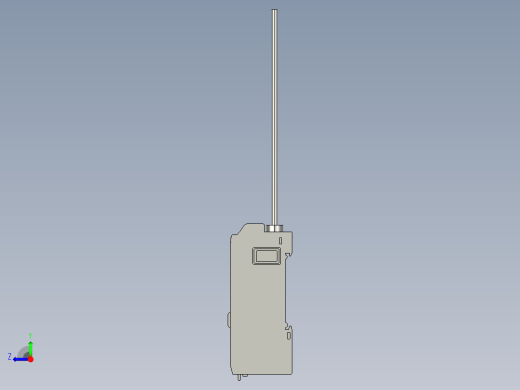 基恩士PS-T2_kc图纸模型右视缩略图