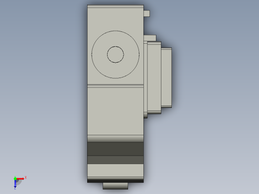 基恩士PS-T2_kc图纸模型俯视缩略图