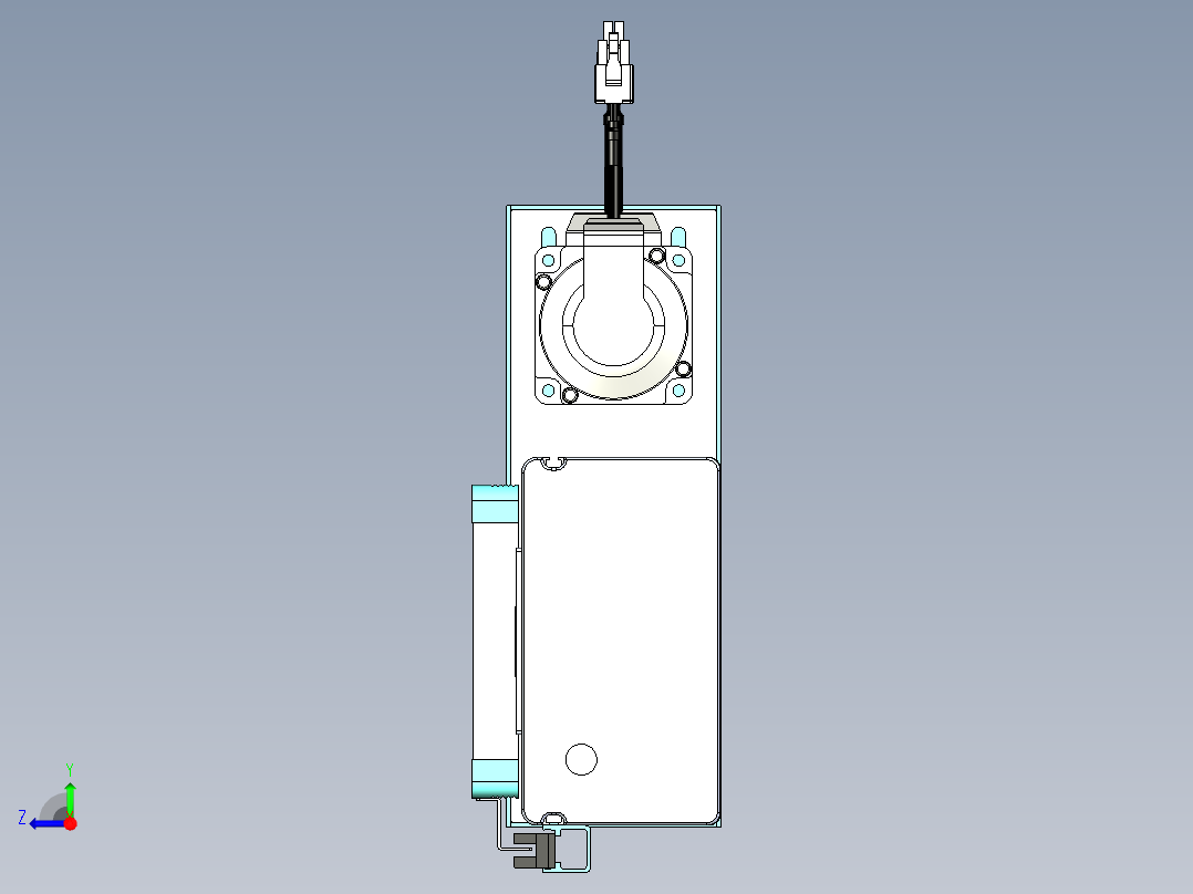 威洛博VC丝杆传动-无尘环境VC14-Lxx-C-S750-BR-ZP40-C3右视图