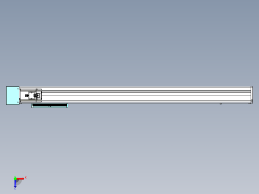 威洛博VC丝杆传动-无尘环境VC14-Lxx-C-S750-BR-ZP40-C3俯视缩略图