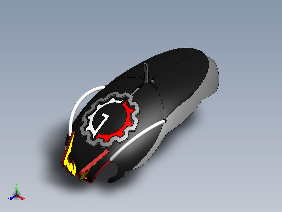 外星飞船5正等轴测图