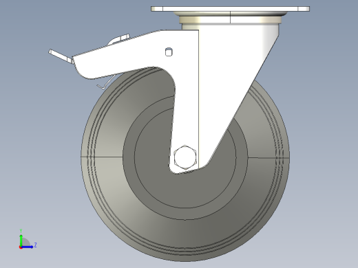 型材-KJN 259791 125MM WHEEL左视缩略图