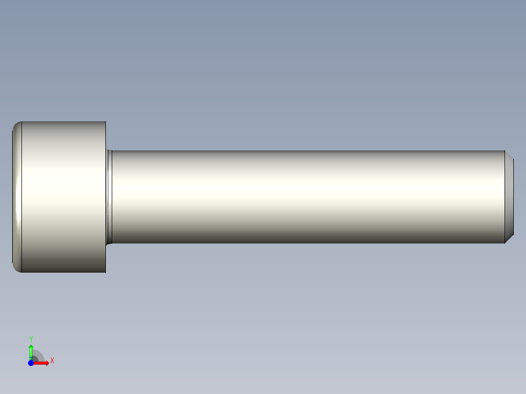 螺钉-DIN_912-M8x35.stp前视图