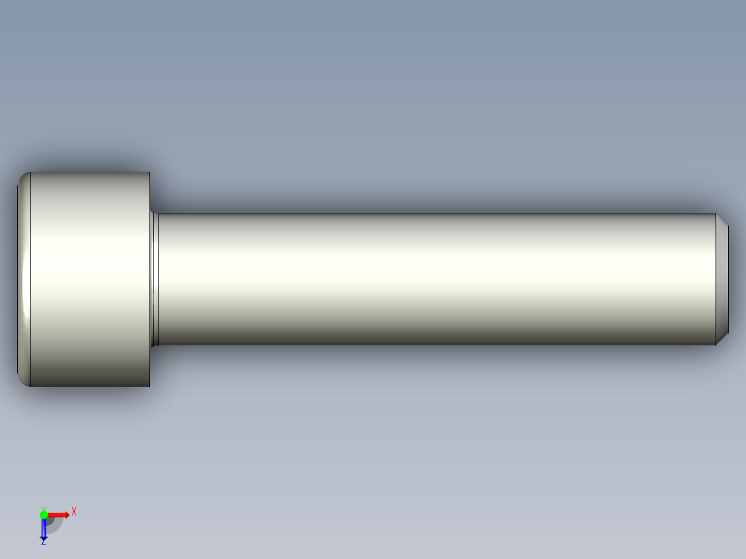 螺钉-DIN_912-M8x35.stp俯视图