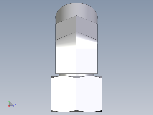 卡套式工业通用硬管接头EO_Swivel_nut_45_deg_elbow_EV15LOMDCF左视缩略图
