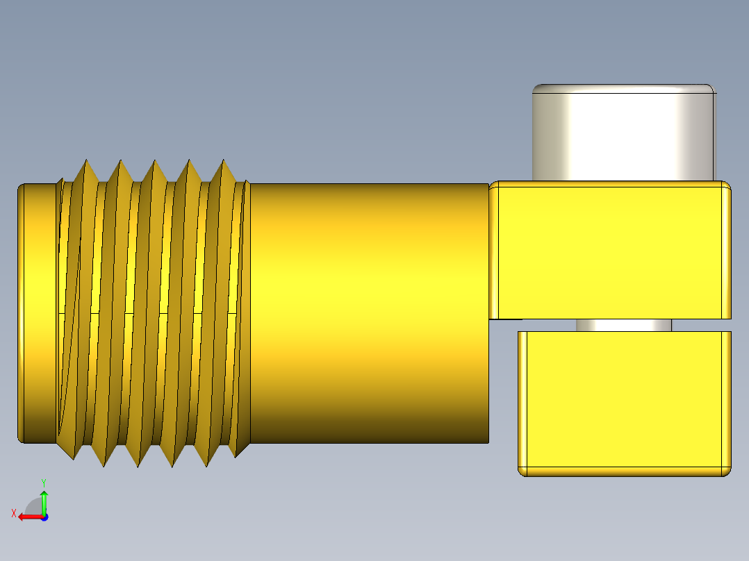 SMA接口50后视图
