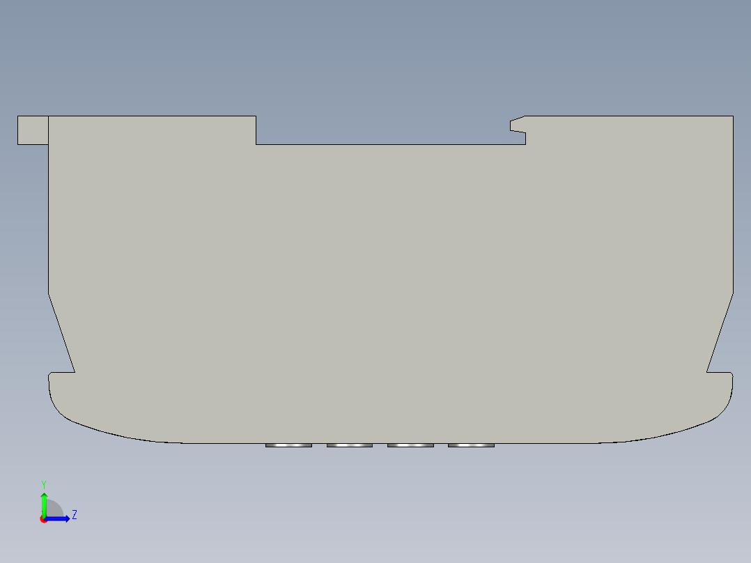 基恩士KV-24DT(P)_kc图纸模型左视图