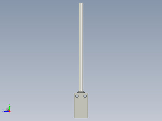 基恩士FU-11_kc图纸模型右视缩略图