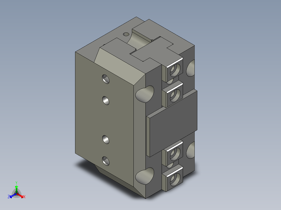 普通气爪PH15-25S主视图
